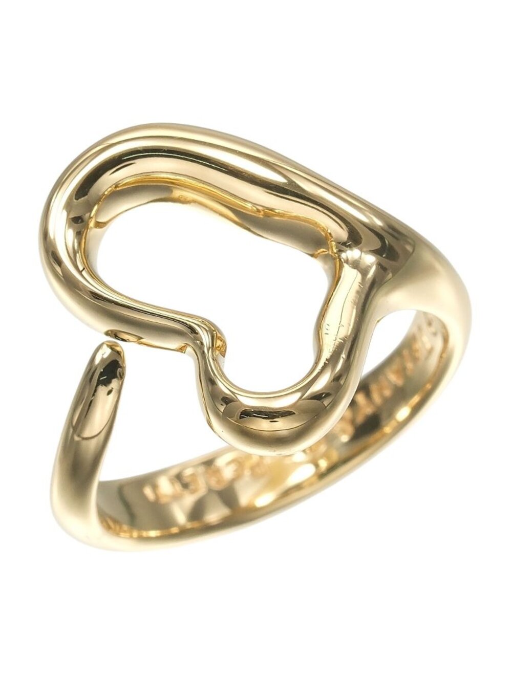 Tiffany & Co Open Heart Gold Ring